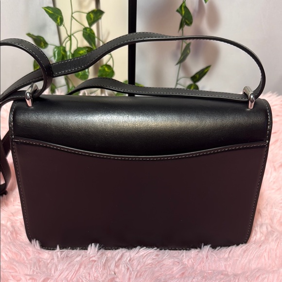 NWOT Coach Black Leather Shoulder Bag - Picture 4 of 5